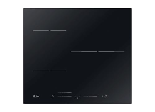 Haier Series 4 HAIDSJ63MC Placa de Inducción, 3 Fuegos, Ancho 60cm, Panel de control táctil...