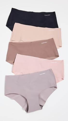 Image of Calvin Klein womens Invisibles Seamless Hipster Panties, Multipack