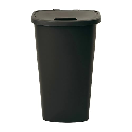 Caneca de basura rectangular 11 gal plástico con tapa elevable miniatura 7