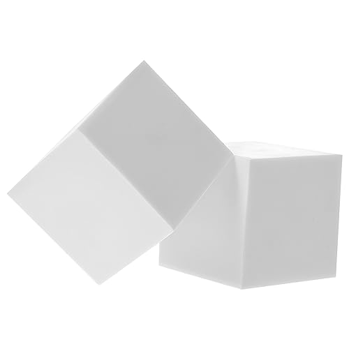 SEWACC 2Pcs Handmade Rubber Carving Blocks for DIY Projects Professional Stamp Tools for for Beginners and Enthusiasts for Personal and Professional Use