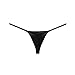 WOWSKY 3 Pcs Men's Cotton Thongs - Sexy Seamless G-String Low Rise Bulge Contour Pouch Black/Black/Black(XL)
