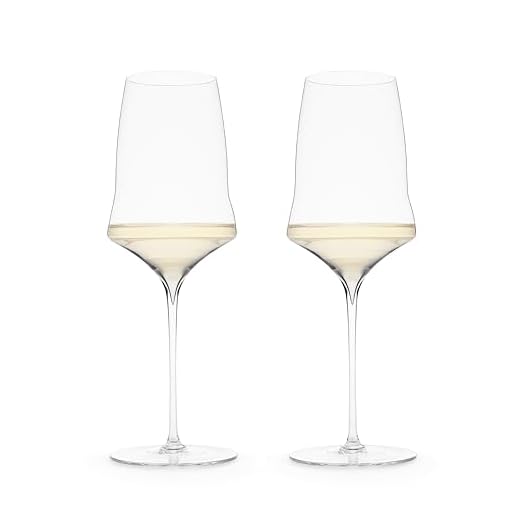 Josephinenhütte - JOSEPHINE No 1 - Copa de vino blanco - Hecho a mano - Juego de 2