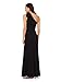 Adrianna Papell Women's Stretch Crepe Long Dress, Black, 16