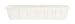 Novelty Poly-Pro Plastic Flower Box Planter, White, 18-Inch