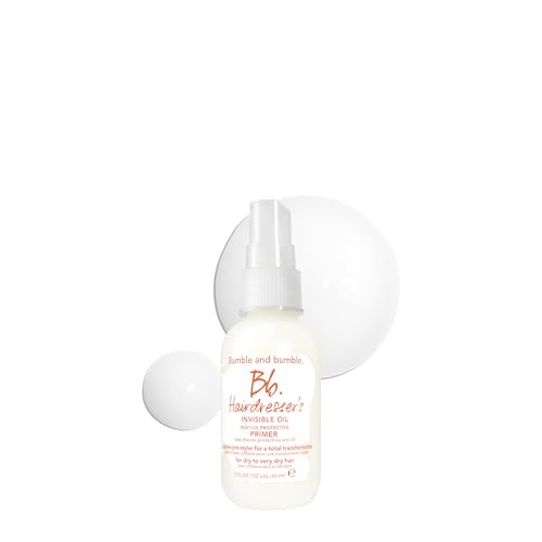 Bumble and bumble. Hairdresser's Invisible Oil Heat/UV Protection Leave-In Conditioner Hair Primer | Hydrating, Anti Frizz, Color Safe | All Hair Types and Textures | With Argan + Coconut Oil, 2 Fl Oz