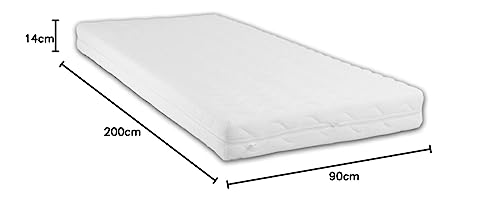 Schaumstoffmatratze Malta Plus 90 x 200 cm