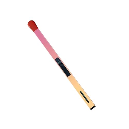 Accendino a fiammifero lungo, accendino al butano a fiamma morbida con camera d'aria visibile, accendino portatile al butano, accendino con dimensione della fiamma regolabile (butano non incluso) (Co