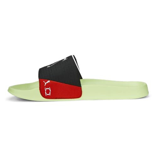 PUMA Mens Leadcat 2.0 Hoops 73 Slide Casual Sandals Casual - Black, Green3