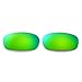 Walleva Polarized Emerald Replacement Lenses for Oakley Square Wire 2.0