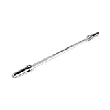 Titan Fitness Aluminum Olympic Technique Training Barbell, 6 FT Chrome Finish, 15 LB 28MM Shaft, 65 LB Capacity, Weightlifting Starter Bar