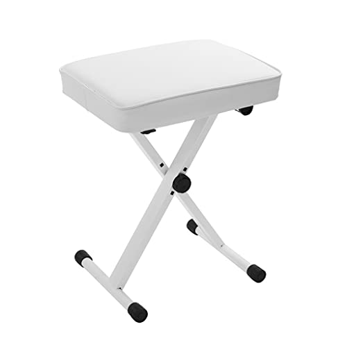 Blanc Banc De Piano, Noir Tabouret Réglable pour Piano électrique, Siège Rembourré en PU 50-54cm pour Adulte - Les Beatles, Paul McCartney, John Lennon, RIngo Starr, George Harrison Blanc Banc De Piano, Noir Tabouret Réglable pour Piano électrique, Siège Rembourré en PU 50-54cm pour Adulte