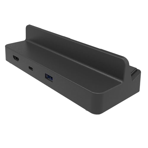 Sarini Ladedock OLED-Videokonverter mit Ethernet-Anschluss,4K HDMI 2.0,USB 2.0-Anschlüsse,Dockständer-Zubehör für TV-Dock für Nin-tendo Sw-Itch/OLED – Bild 6
