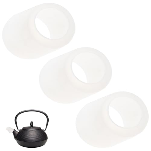 CORHAD Salvagoccia in Silicone per Beccuccio Teiera 3 Pezzi, Manicotti Protettivi per Uso Cucina e Protezione Beccuccio