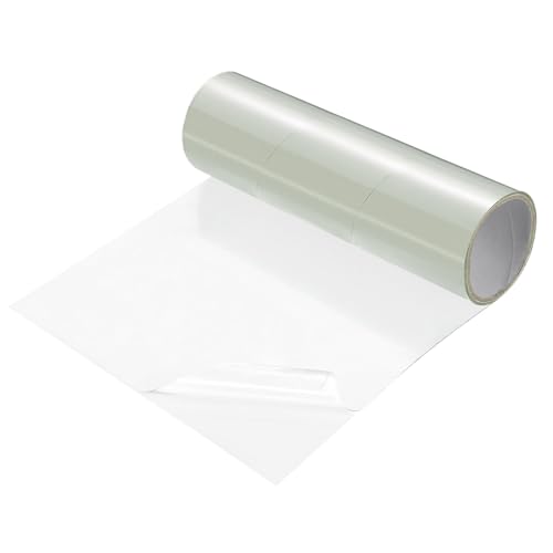 Image of MECCANIXITY Waterproof Patch Seal Tape 12 in x 5 Ft,PVC Leak Proof Repair Sealing Duct Tape for HVAC, Roof Crack, Boat, Hoses Pipes, Awning, Transparent