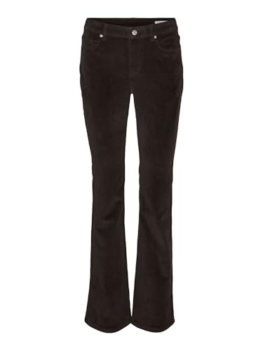 VERO MODA Damen Vmflash Mr Flared Corduroy Pants Ausgestellte Jeans, Chocolate Torte, 29W x 32L VERO MODA Damen Vmflash Mr Flared Corduroy Pants Ausgestellte Jeans, Chocolate Torte, 29W x 32L