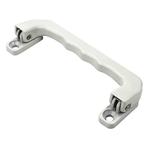 窓の取手、 折りたたみハンドル アルミ合金 自動復帰スプリング ツールボックス引き出しハンドル 工業用ケース キャビネットハンドル(Beige)