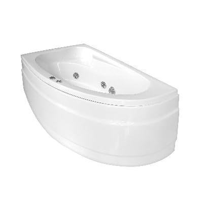 VASCA CON IDROMASSAGGIO ANGOLARE MODELLO ZAIRA CON PANNELLO Versione dx