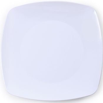 Fineline settings Disposable Square Salad Plates- 7.5
