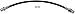 Dorman H621540 Brake Hydraulic Hose Compatible with Select Cadillac / Chevrolet / GMC Models
