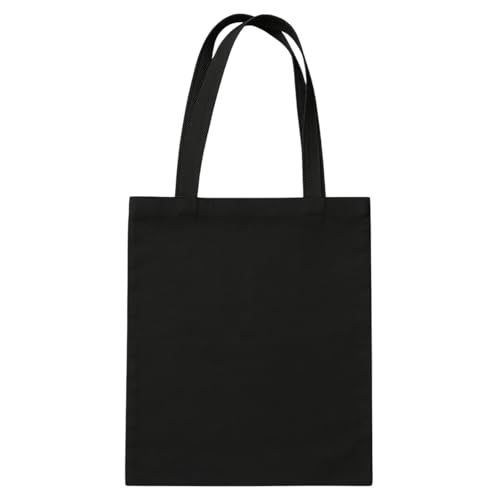Ecobag Preta Lisa Bolsa de Praia Feminina Sacola 100% Algodão Cru 30x40 REC store Ecológica Grande Tote Bag