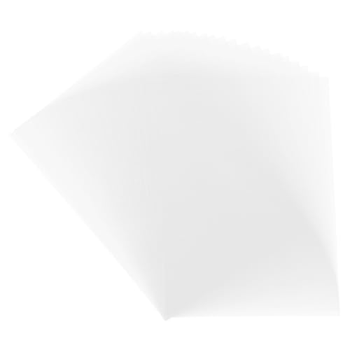 MECCANIXITY Colored Vellum Paper, 20 Sheet White Transparency 8.5 x