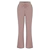LRMQS Womens Casual Linen Pants 2026 Spring Drawstring Elastic Waist Trousers with Pockets Lounge Fashion Vacation Clothing #5
