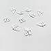 URIMPAVIDO 20PCS Plastic Lock On Control Horns 4 Hole Micro Control Horns for RC Airplane Helicopter Plane DIY Model Toy Parts (20)