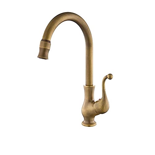 Robinet mitigeur de lavabo monotrou avec bec pivotant à 360 degrés