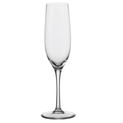 Leonardo Ciao+ Sektglas, Champagnerglas, Glas, extrem stoßfest, 190 ml, 61445-1 Stück