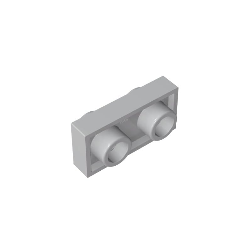 GDS-1581 1x2 Double Sided Board 50PCS Compatible with Lego Toy DIY Parts and MOC Components for Major Brick Brands Color:Light Bluish Gray — image 1