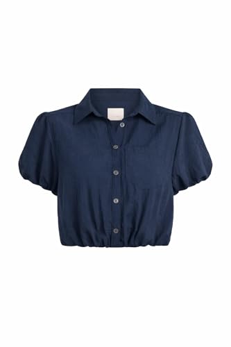 Cinq à Sept Women's Allinae Top, Navy, M
