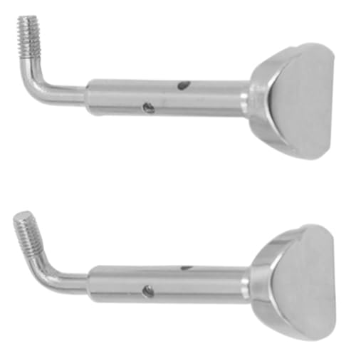 Yardwe 2Pcs Violin Chin Rest Screws Removable Clamps for Violins Easy to Install and Adjust Compatible Replacement Parts for Comfortable Playing Experience