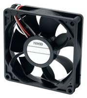 NMB 08020SA-12J-AT-00 AXIAL Fan, 80MM, 12VDC, 27.5CFM, 27DB; Supply Voltage VDC12V; Fan Frame TypeSquare; Fan Frame Size80MM; External Depth20MM; Bearing TypeBall Bearing; AIR Flow -