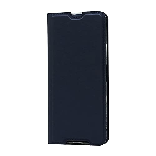Hülle® PU TPU Flip Folio Funda con Ranura y la Función Stand para Tarjeta Compatible para Lenovo Legion 2 Pro(Azul Oscuro)