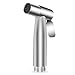 Produktbild Bidet Handbrause Edelstahl Sprühkopf WC Duschkopf Toilette Shattaf für Dusche Badezimmer Hygiene Toilettenpapier Windelreinigung (nur Sprühkopf) (Silber)