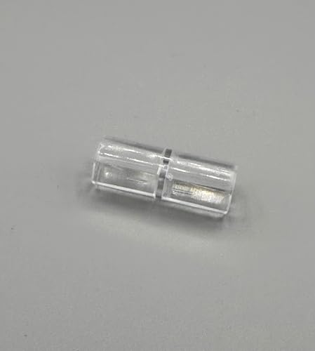 ps QUICKFIX Drehstab/Wendestab aus Kunststoff (transparent) für Alu-Jalousien – Verbindungsstück - Plexistab für den Austausch an Jalousien mit 25 mm Lamellen - (Verbinder)