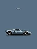 Ford Gt40 by Mark Rogan - 18x24 Art Print Poster
