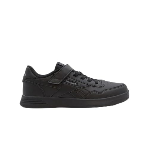 Reebok Boys' Court Advance Elastic Lace and Top Strap Sneaker