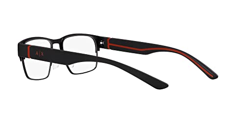 Image of Armani Exchange mens Ax1059 Rectangular Prescription Eyewear Frames