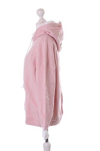 Kawaii-Story TS-367 damska bluza z kapturem bluza z kapturem sweter pastelowy gotycki zając motyw różowy, liliowy, Rozmiar uniwersalny
