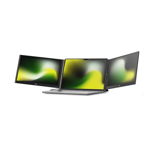 Image of New Mobile Pixels Trio 3 Pro Triple Portable Monitor, 14.1 inch QHD 1400P Monitor with Built-in Kickstand, Expand to Triple Screens with USB-C, 65W Pass-Through Charging, Compatible with Mac & Windows