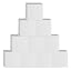 White - 10 Pcs - 12x12x12 cm