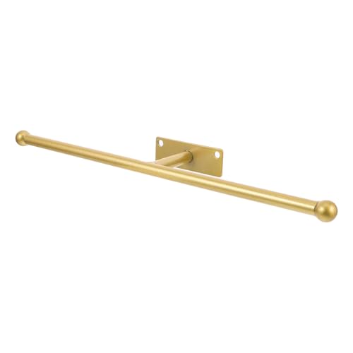 HEALSOPTHY Organizador de Joyas de Montado Pared Soporte Colgador para Collares Anillos Gafas y Diademas Rack Multifuncional para Almacenamiento Versátil Acabado Dorado Ahorro de Espacio