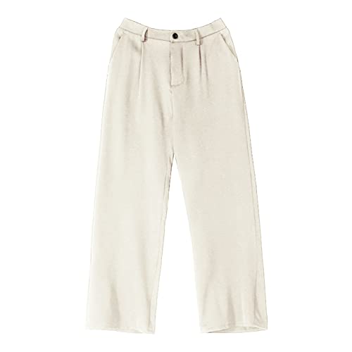 Pantalón clásico para hombre pierna ancha sin plancha talla large miniatura 1