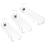 Warmhm 3 Stück Zigaretten Spender aus Bruchfestem Polycarbonat Automatischer Schiebemechanismus 28cm Ladentheken Aufsteller für Einzelhandel Zufällige Farbe Zufällige Farbe