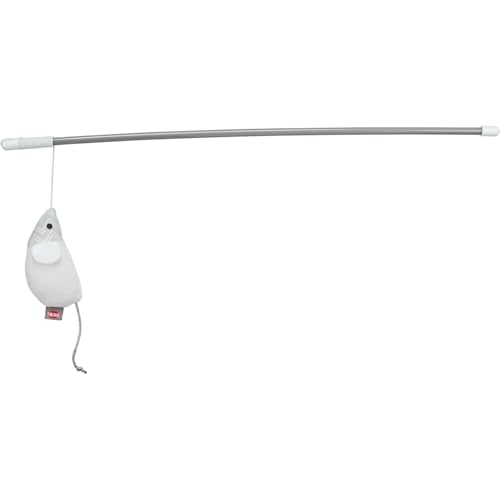 Image of TRIXIE Cat Fishing Rod Toy (Playing Rod Mouse)