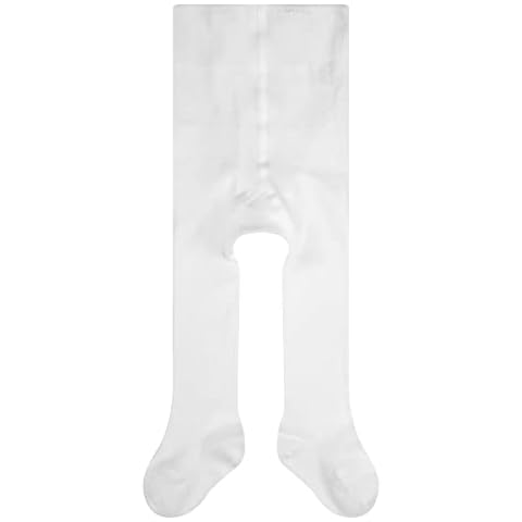 FALKE Sustainable Cotton Baby Tights, White Cover