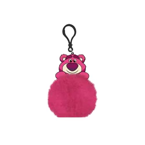 Image of Toy Story Strawberry Paradise Pom Pom Lotso Keyring (17cm x 8cm) (Pink)