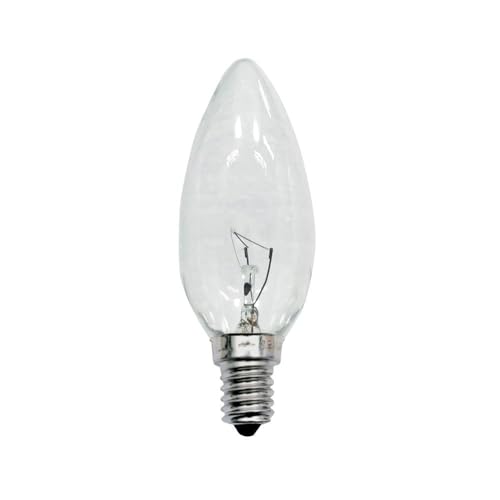 Lâmpada Incandescente Taschibra 40w Vela Lisa Clara 127v E-14