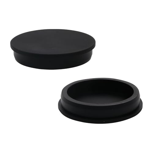 Image of T-Shaped Silicone Plugs, Elastic Waterproof, 71.3mm Black, Pack of 2